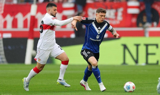 随着25岁拜仁旧将破门+比分4-0，斯图加特碾压汉堡，稳居德甲第三